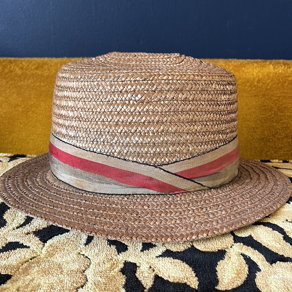 Vintage 1930s-1940s Italian straw hat - Picture 1 of 8